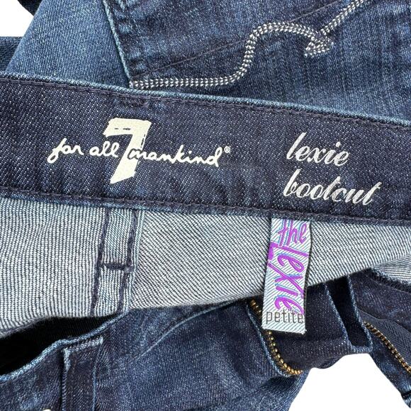 7 For All Mankind Women's Boot Cut Jeans in Indigo. Very nice! - Picture 8 of 9